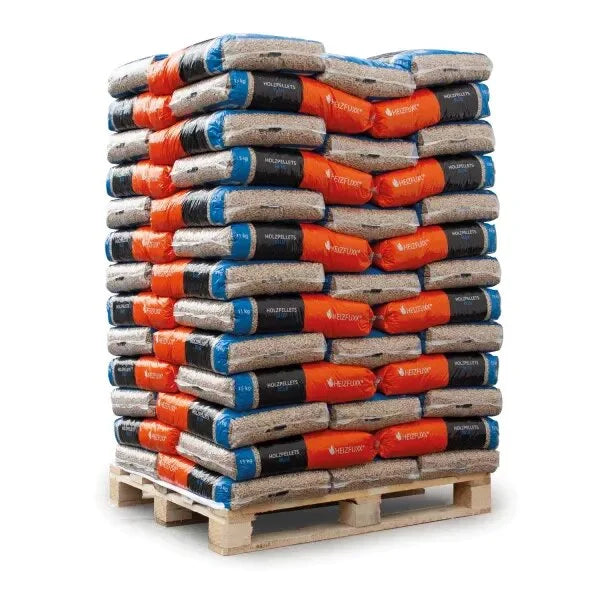 Holzpellets Blue ENplus A1, Weichholz, FSC, 975 kg Palette (65 × 15 kg)