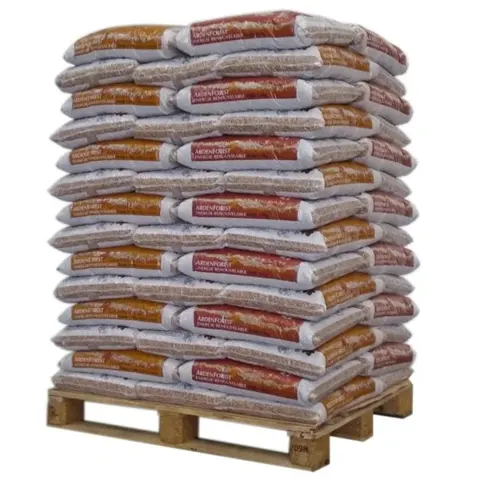 Holzpellets aus naturbelassenem Sägemehl, 1.050 kg Palette (70 × 15 kg)