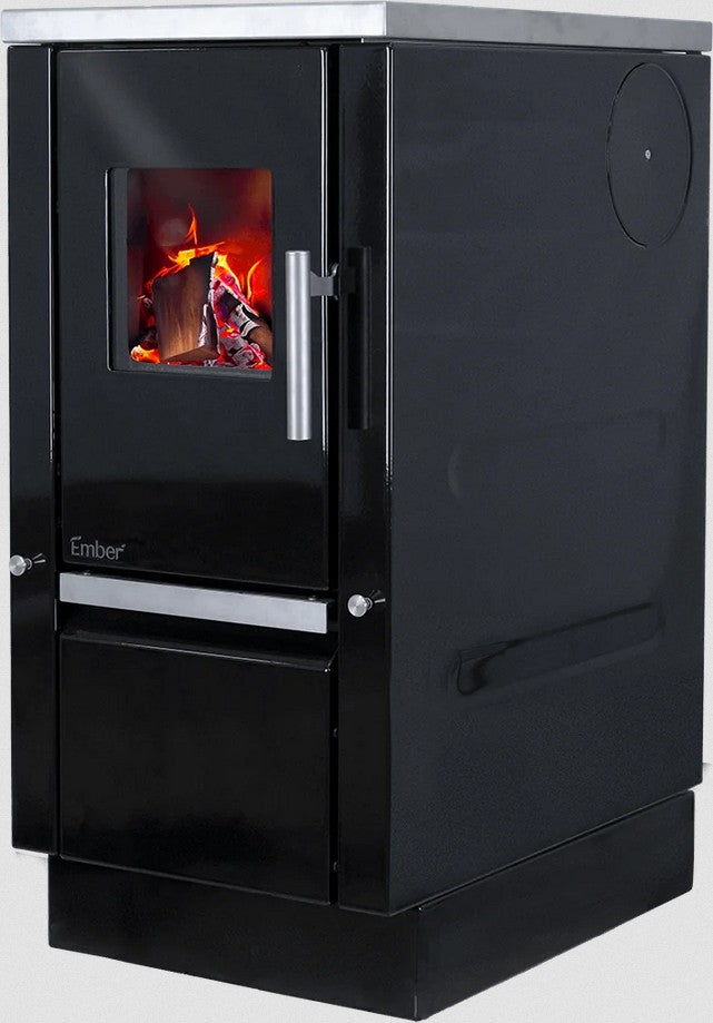 Ember Küchenherd A2-40 (Beistellherd), 4,5 kW, Ceran- oder Stahlkochfeld