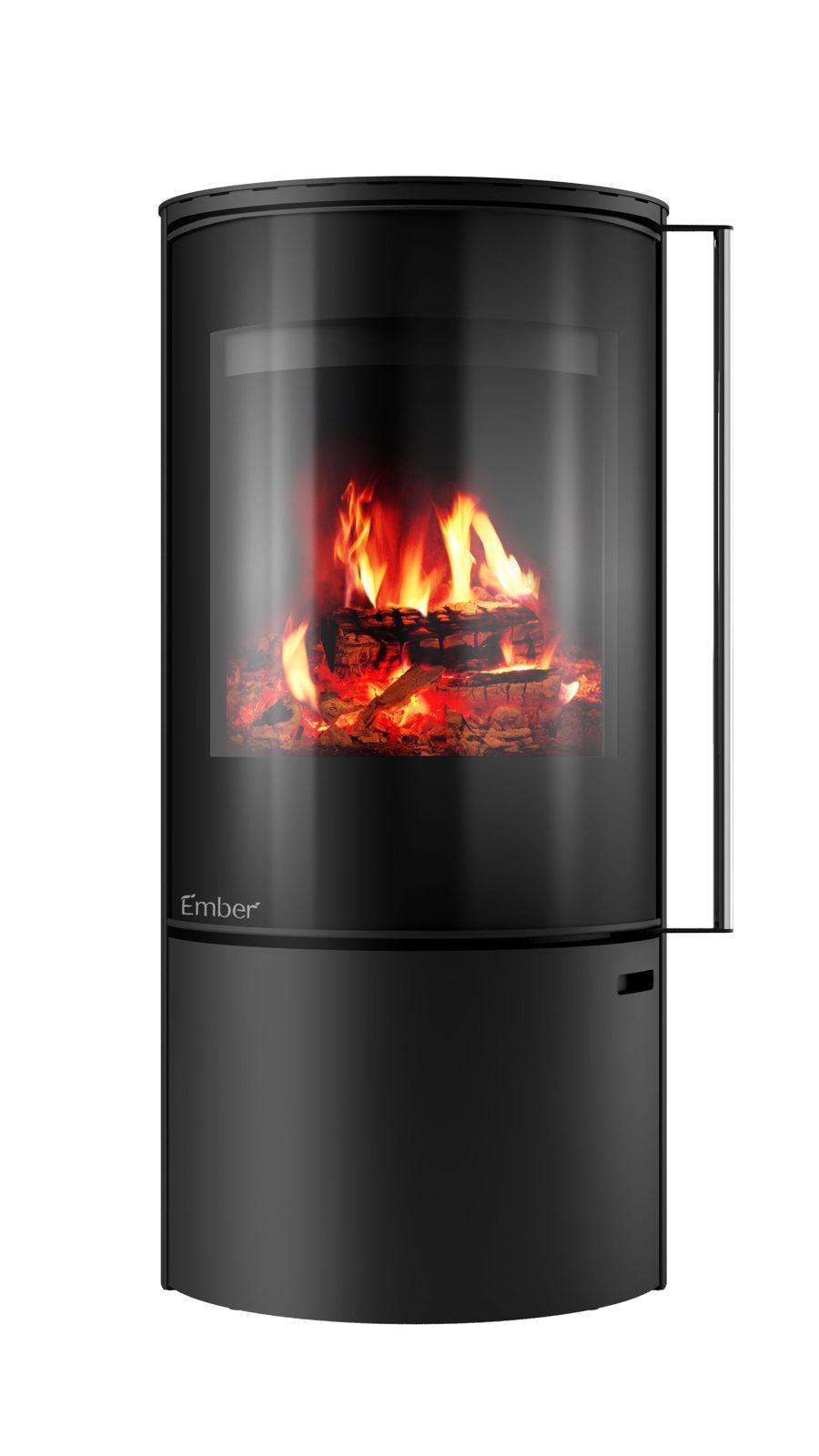 Ember Kamin F-14 VG mit Vollglastür, 7,0 kW