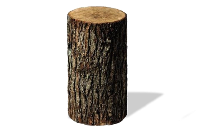 Hackstock aus Massivholz, 70 cm