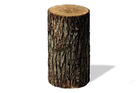 Hackstock aus Massivholz, 70 cm