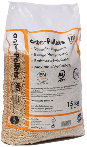 HD+ Energy Wood Holzpellets ENplus A1, 6 mm, 975 kg Palette (65 × 15 kg)