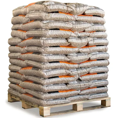 Heizfuxx Grey Weichholzpellets ENplus A2, 6 mm, 15-kg-Säcke