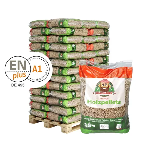 Holz Harry Holzpellets ENplus A1, 975 kg Palette