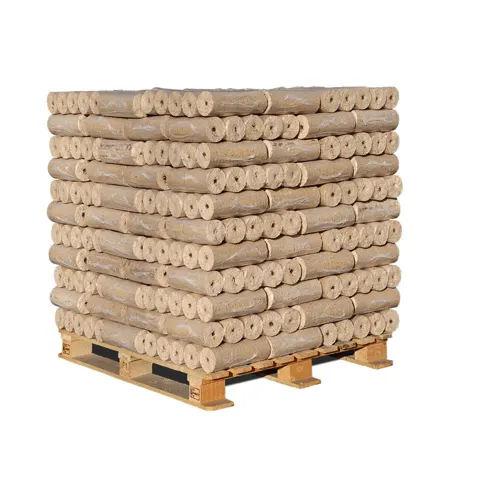 MegaRuf BioBriq Holzbriketts, ca. 972 kg Palette, naturbelassenes Holz