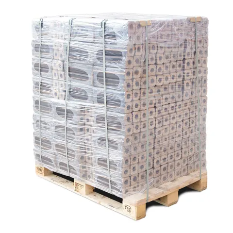 REKORD Braunkohlebriketts, 900 kg Palette (90 Pakete à 10 kg)