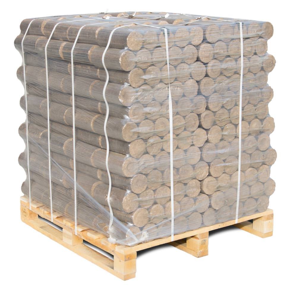 REKORD Braunkohlebriketts, 1.000 kg Palette, Heizwert 5,3 kWh/kg
