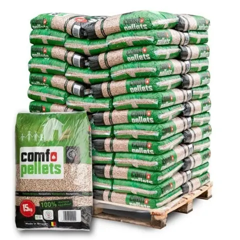 SIAT BRAUN Holzpellets Weichholz, ENplus A1 & DINplus, 990 kg Palette (66 × 15 kg)